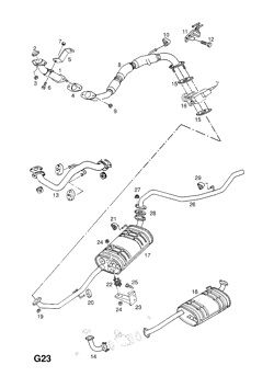 26.EXHAUST PIPE,SILENCER AND CATALYTIC CONVERTER (CONTD.)