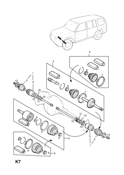4.FRONT AXLE DRIVE SHAFT