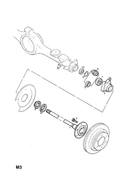 8.REAR AXLE - LESS LIMITED SLIP DIFFERENTIAL
