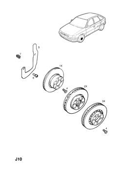 21.FRONT BRAKE DISC AND SHIELD