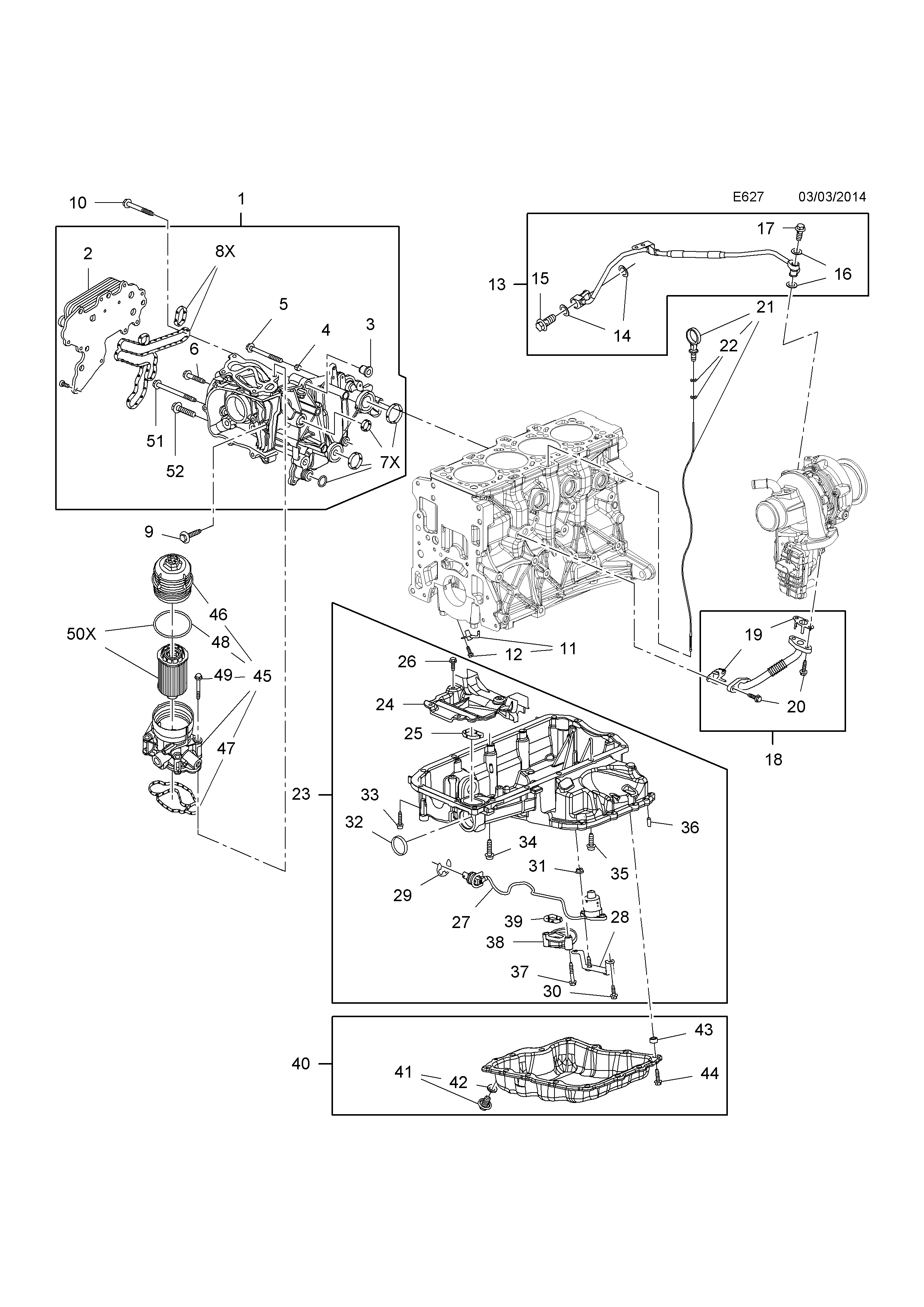 Opel ZAFIRA-C ( 2012 - ), E ENGINE AND CLUTCH, 6 B20DTH[LFS  