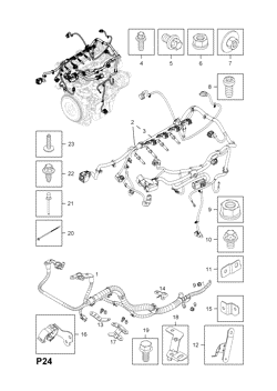 28.ENGINE AND FUEL INJECTION WIRING HARNESS FITTINGS