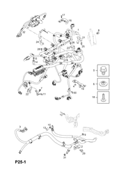 31.ENGINE AND FUEL INJECTION WIRING HARNESS FITTINGS