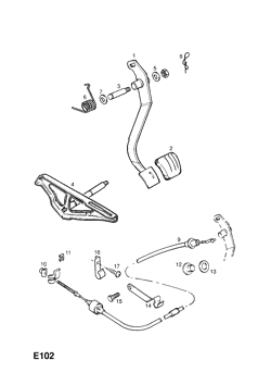 10.CLUTCH PEDAL AND FIXINGS