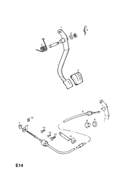 7.CLUTCH PEDAL AND FIXINGS