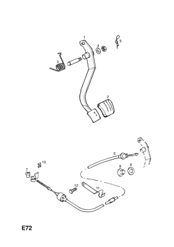 8.CLUTCH PEDAL AND FIXINGS