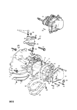 31.TRANSMISSION CASE AND COVERS