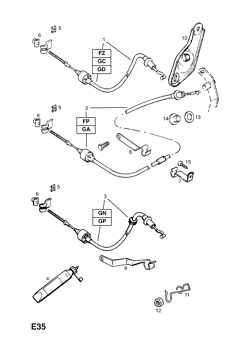 12.CLUTCH PEDAL AND FIXINGS (CONTD.)