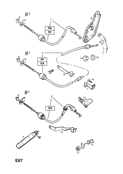 13.CLUTCH PEDAL AND FIXINGS (CONTD.)
