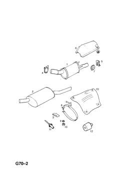 66.EXHAUST PIPE,SILENCER AND CATALYTIC CONVERTER (CONTD.)