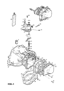 15.TRANSMISSION CASE AND COVERS