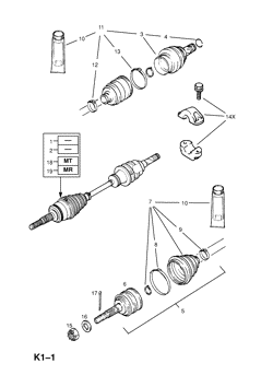 3.FRONT AXLE DRIVE SHAFT (CONTD.)