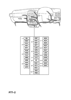 82.INSTRUMENT PANEL WIRING HARNESS (CONTD.)