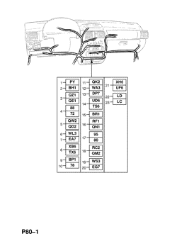 94.INSTRUMENT PANEL WIRING HARNESS (CONTD.)