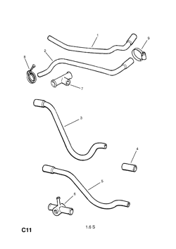 8.HEATER HOSES AND FIXINGS (CONTD.)