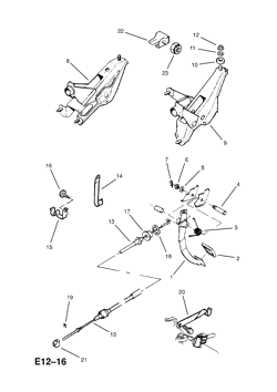 8.CLUTCH PEDAL AND FIXINGS