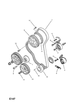 45.TIMING BELT,GEAR AND PULLEYS
