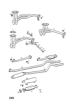 191.EXHAUST PIPE,SILENCER AND CATALYTIC CONVERTER (CONTD.)