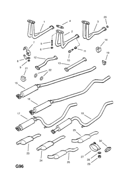 195.EXHAUST PIPE,SILENCER AND CATALYTIC CONVERTER (CONTD.)