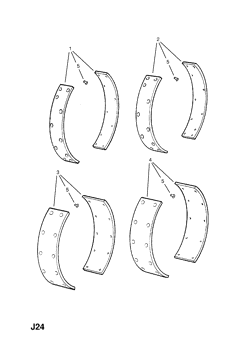 56.REAR BRAKE SHOE AND LINING (CONTD.)