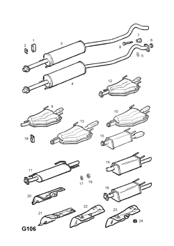 102.EXHAUST PIPE,SILENCER AND CATALYTIC CONVERTER (CONTD.)