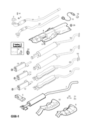 168.EXHAUST PIPE,SILENCER AND CATALYTIC CONVERTER (CONTD.)