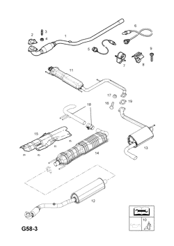 170.EXHAUST PIPE,SILENCER AND CATALYTIC CONVERTER (CONTD.)