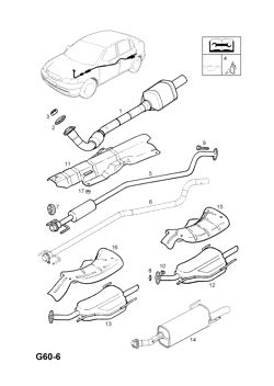 177.EXHAUST PIPE,SILENCER AND CATALYTIC CONVERTER (CONTD.)