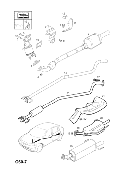 178.EXHAUST PIPE,SILENCER AND CATALYTIC CONVERTER (CONTD.)