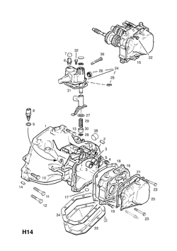 13.TRANSMISSION CASE AND COVERS