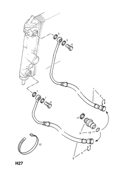 11.OIL COOLER PIPES AND HOSES