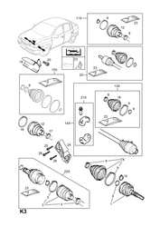 47.FRONT AXLE DRIVE SHAFT JOINTS AND FIXINGS