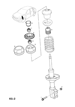 64.FRONT SHOCK ABSORBER FIXINGS