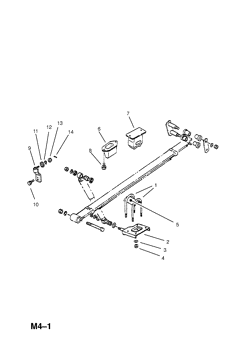 24.REAR SPRING ATTACHING PARTS (CONTD.)