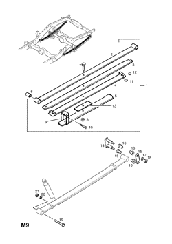 32.REAR SPRING ATTACHING PARTS