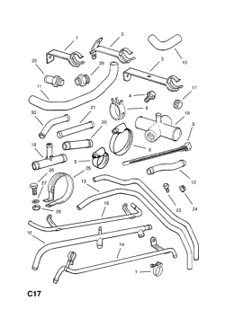 11.HEATER HOSES AND FIXINGS (CONTD.)