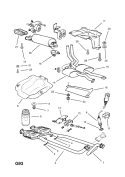 77.EXHAUST PIPE,SILENCER AND CATALYTIC CONVERTER (CONTD.)