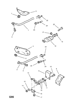 79.EXHAUST PIPE,SILENCER AND CATALYTIC CONVERTER (CONTD.)