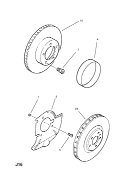 21.FRONT BRAKE DISC AND SHIELD