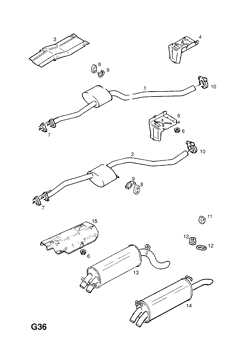 15.EXHAUST PIPE,SILENCER AND CATALYTIC CONVERTER (CONTD.)