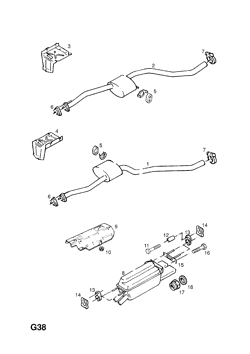 17.EXHAUST PIPE,SILENCER AND CATALYTIC CONVERTER (CONTD.)