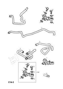 19.HEATER HOSES AND FIXINGS (CONTD.)