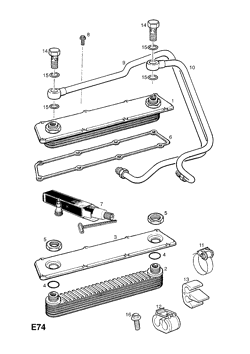 63.OIL COOLER PIPES AND HOSES