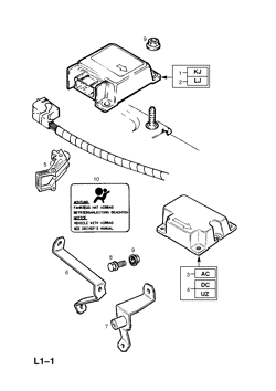 4.AIR BAG CONTROL UNIT AND FITTINGS