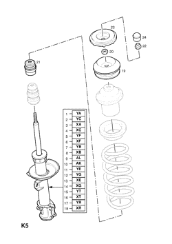 40.FRONT SHOCK ABSORBERS