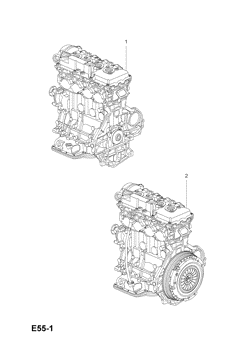 36.ENGINE ASSEMBLY (EXCHANGE)