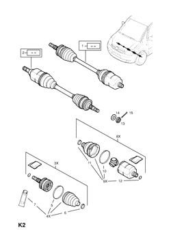 2.FRONT AXLE DRIVE SHAFT