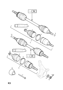 3.FRONT AXLE DRIVE SHAFT