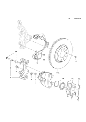 26.FRONT BRAKE DISC AND CALIPER