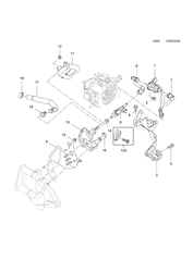 23.FUEL INJECTOR - EXHAUST MANIFOLD